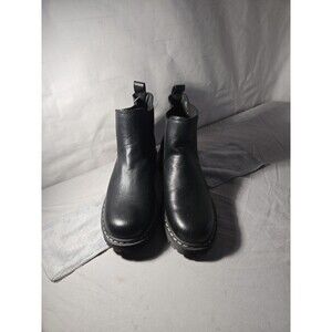 Union Bay Womens Ginger Black Round Chelsea Boots Size 7.5 NWT